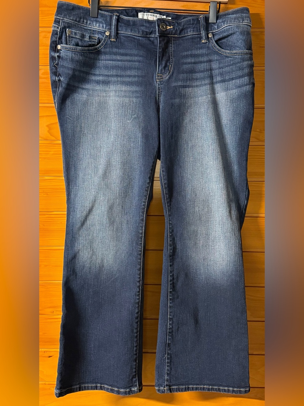 Torrid Denim "First at Fit" Bootcut Jeans - Dark Wash (Size 16XS)